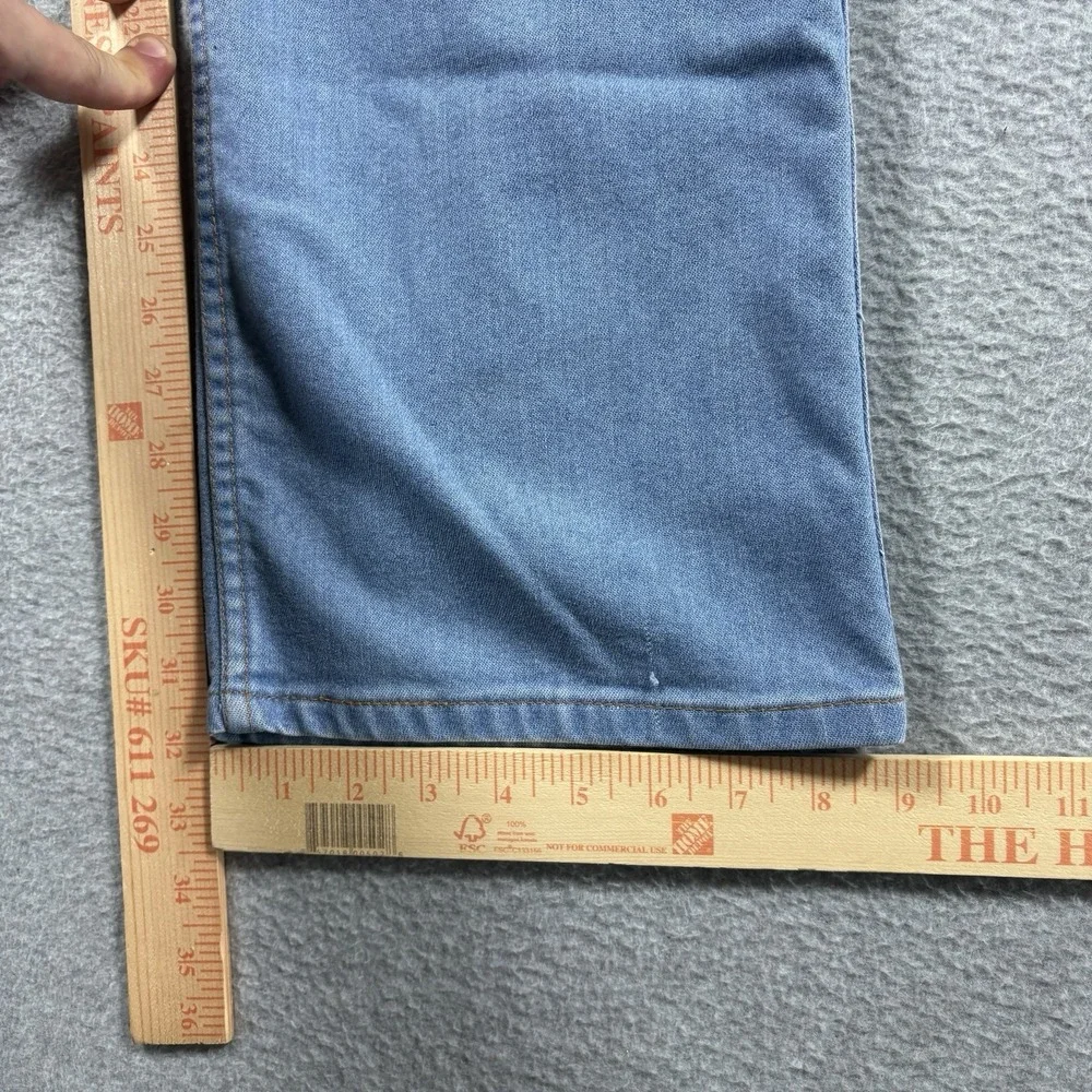 Vintage 90s Levis Action 43415 Denim Jeans Mens 38x32 Light Wash Straight Leg